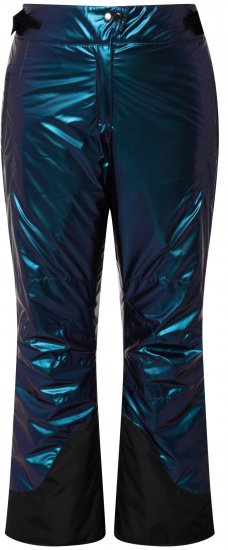 Ulla Popken Ski Pants Water-Repellent Mother-Of-Pearl Velcro Closure Snow Gaiter Blue - Jeans & Calças Femininas em Tamanhos Grandes – Plus Size - 