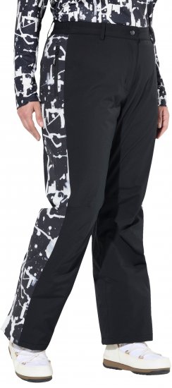 Ulla Popken Hyprar Functional Trousers Waterproof Velcro Closure Snow Gaiter Black - Jeans & Calças Femininas em Tamanhos Grandes – Plus Size - 