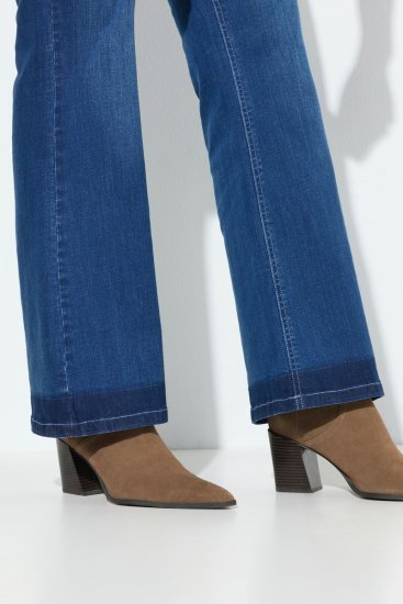 Ulla Popken Stretch Fit Bootcut Jeans Blue Denim - Ulla Popken - Roupa Plus-Size Ulla Popken
