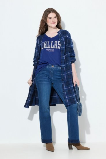 Ulla Popken Stretch Fit Bootcut Jeans Blue Denim - Ulla Popken - Roupa Plus-Size Ulla Popken