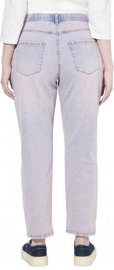 Ulla Popken Dyed Stretch Fit Boyfriend Jeans Light Light Blue Denim - Jeans & Calças Femininas em Tamanhos Grandes – Plus Size - 