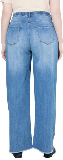 Ulla Popken Extra Wide Leg Stretch Fit Jeans Light Blue - Jeans & Calças Femininas em Tamanhos Grandes – Plus Size - 