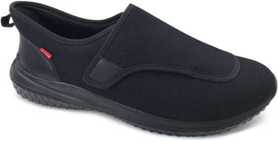 D555 Shelvey Kingsize Open Top Knitted Shoe Black - Sapatilhas - 