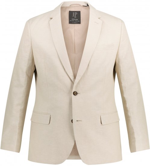 JP1880 Kos Linen Blend Jacket Sand - Fatos - Fatos de Homem Tamanhos Grandes