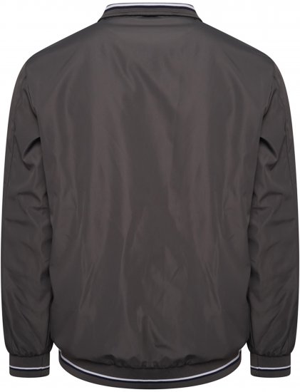 Kam Jeans 444 Premium Harrington Jacket Charcoal - Casacos - Casacos Homem Tamanhos Grandes