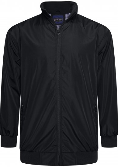 Kam jeans 445 Premium Harrington Jacket Black - Casacos - Casacos Homem Tamanhos Grandes