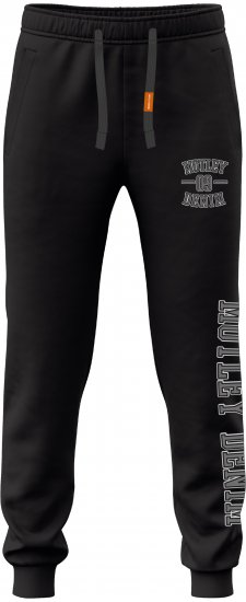 Motley Denim Parma Sweatpants Black - Calças & Calções de Fato de Treino - Calças de Fato de Treino Tamanhos Grandes 