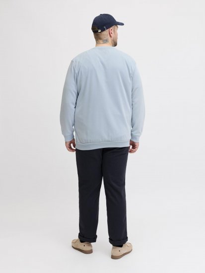 Jack & Jones Brandon Sweatshirt Blue - Sweatshirts & hoodies - Sweatshirt & Camisolas com Capuz tamanhos grandes