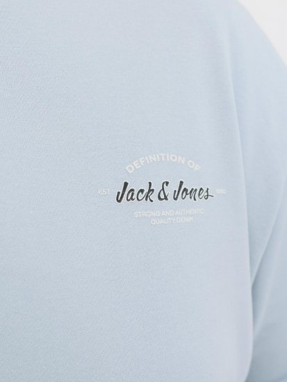 Jack & Jones Brandon Sweatshirt Blue - Sweatshirts & hoodies - Sweatshirt & Camisolas com Capuz tamanhos grandes