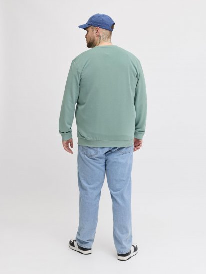 Jack & Jones Brandon Sweatshirt Turquoise - Sweatshirts & hoodies - Sweatshirt & Camisolas com Capuz tamanhos grandes