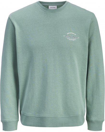 Jack & Jones Brandon Sweatshirt Turquoise - Sweatshirts & hoodies - Sweatshirt & Camisolas com Capuz tamanhos grandes