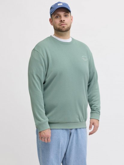 Jack & Jones Brandon Sweatshirt Turquoise - Sweatshirts & hoodies - Sweatshirt & Camisolas com Capuz tamanhos grandes