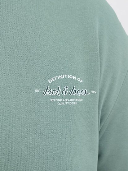 Jack & Jones Brandon Sweatshirt Turquoise - Sweatshirts & hoodies - Sweatshirt & Camisolas com Capuz tamanhos grandes