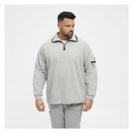 North Latitude Ottoman Sweatshirt Mid Grey - Sweatshirts & hoodies - Sweatshirt & Camisolas com Capuz tamanhos grandes