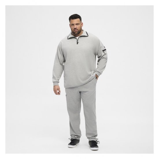 North Latitude Ottoman Sweatshirt Mid Grey - Sweatshirts & hoodies - Sweatshirt & Camisolas com Capuz tamanhos grandes