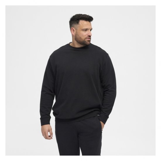 North Latitude Crew Neck Sweatshirt Black - Sweatshirts & hoodies - Sweatshirt & Camisolas com Capuz tamanhos grandes