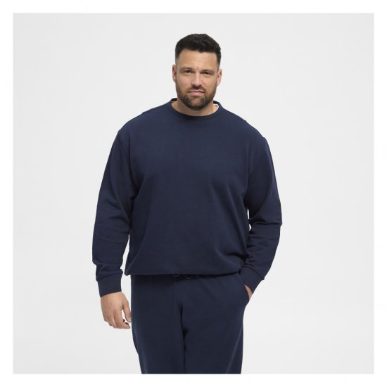 North Latitude Crew Neck Sweatshirt Navy - Sweatshirts & hoodies - Sweatshirt & Camisolas com Capuz tamanhos grandes
