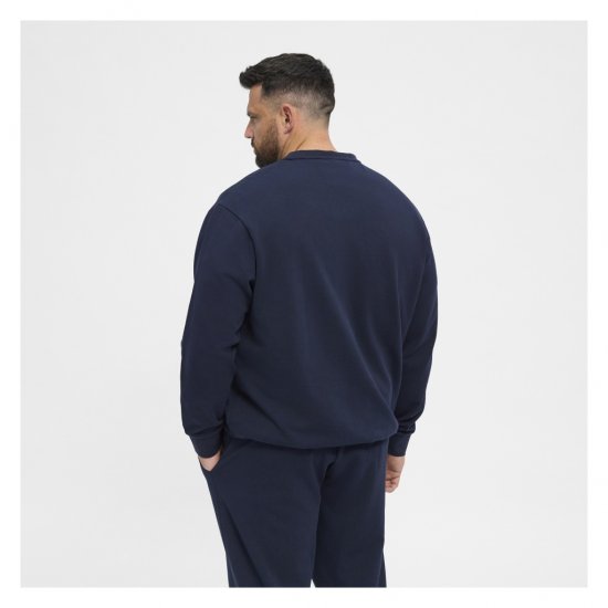 North Latitude Crew Neck Sweatshirt Navy - Sweatshirts & hoodies - Sweatshirt & Camisolas com Capuz tamanhos grandes
