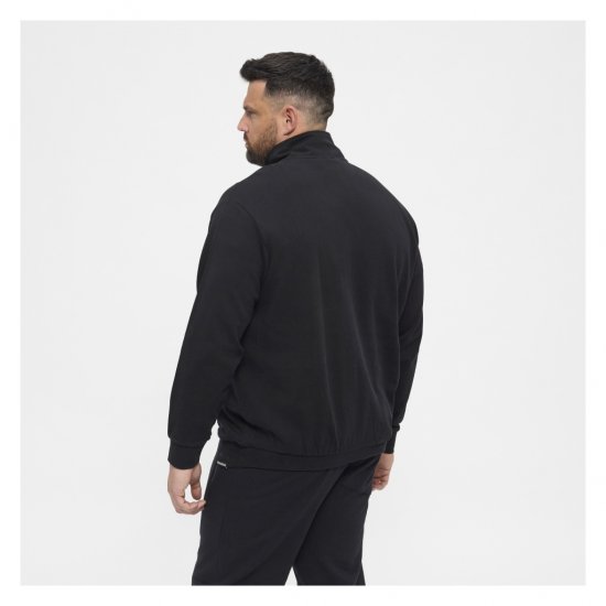 North Latitude Denim Half-Zip Sweatshirt Black - Sweatshirts & hoodies - Sweatshirt & Camisolas com Capuz tamanhos grandes