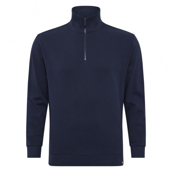 North Latitude Half-Zip Sweatshirt Navy Blue - Sweatshirts & hoodies - Sweatshirt & Camisolas com Capuz tamanhos grandes