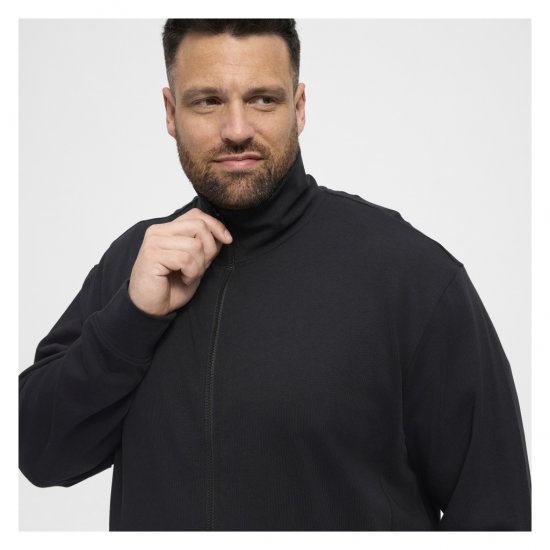 North Latitude Full-Zip Sweatshirt Black - Sweatshirts & hoodies - Sweatshirt & Camisolas com Capuz tamanhos grandes
