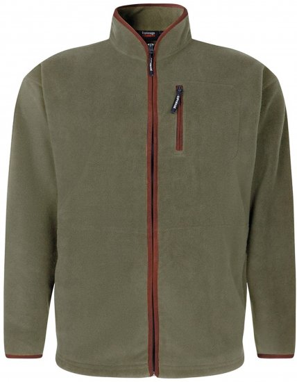 Espionage FL048 Microfleece Jacket Olive Green - Roupa polar - Roupa polar tamanho grande para homem