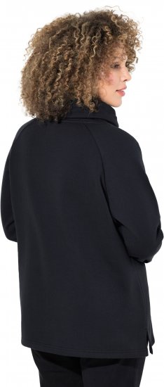 Ulla Popken Sparkling Candy Cane Graphic Sweatshirt Black - Sweatshirts & hoodies - 