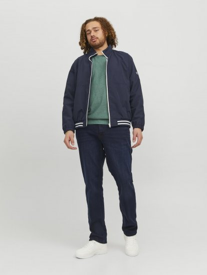 Jack & Jones Logan Spring Knitted Pillover Grey - Sweatshirts & hoodies - Sweatshirt & Camisolas com Capuz tamanhos grandes