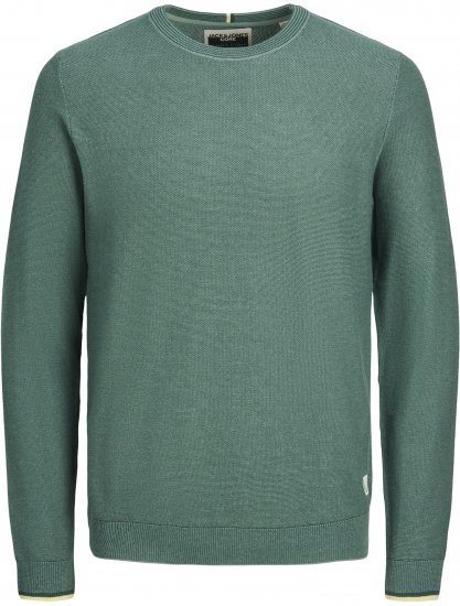 Jack & Jones Logan Spring Knitted Pillover Grey - Sweatshirts & hoodies - Sweatshirt & Camisolas com Capuz tamanhos grandes