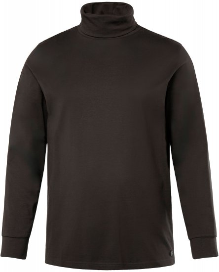JP1880 Turtleneck Sweatshirt Long Sleeve Dark Brown - Sweatshirts & hoodies - Sweatshirt & Camisolas com Capuz tamanhos grandes