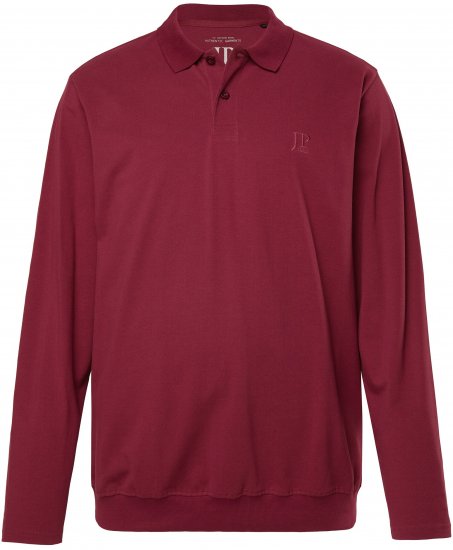 JP1880 Polo Shirt Pique Long Sleeve Red - Pólos - Pólos Tamanhos Grandes Homem