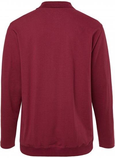 JP1880 Polo Shirt Pique Long Sleeve Red - Pólos - Pólos Tamanhos Grandes Homem