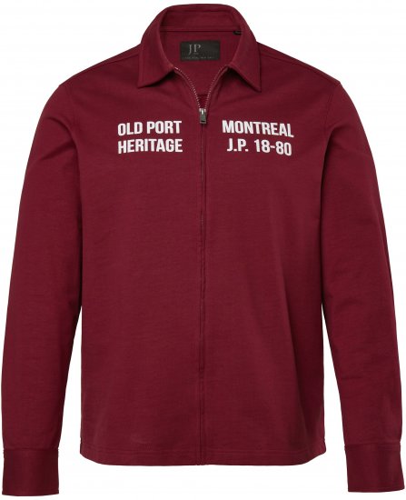 JP1880 Sweatshirt Long Sleeve Boxy Fit Red - Sweatshirts & hoodies - Sweatshirt & Camisolas com Capuz tamanhos grandes