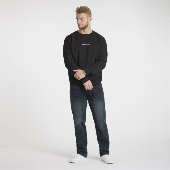 North Latitude Denim Logo Sweatshirt Black TALL - TALL camisolas - 