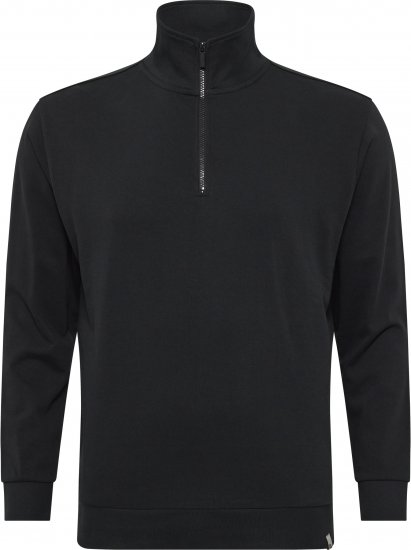 North Latitude Denim Half-Zip Sweatshirt Black - Sweatshirts & hoodies - Sweatshirt & Camisolas com Capuz tamanhos grandes