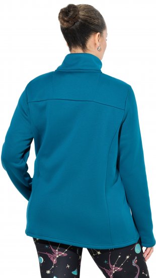 Ulla Popken Quick Drying Athletic Jacket Dark Petrol - Sweatshirts & hoodies - 