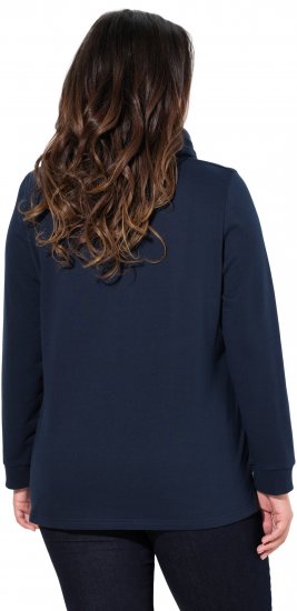 Ulla Popken Moin Graphic Sweatshirt Navy - Sweatshirts & hoodies - 
