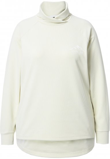 Ulla Popken Antibacterial Sporty Fit Sweatshirt Taupe - Sweatshirts & hoodies - 