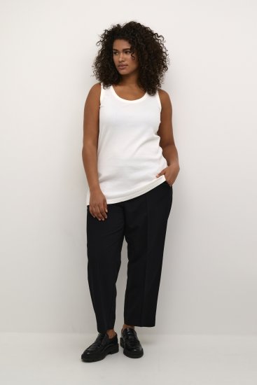 Kaffe Curve Carina Top de alças Chalk - T-shirts - 