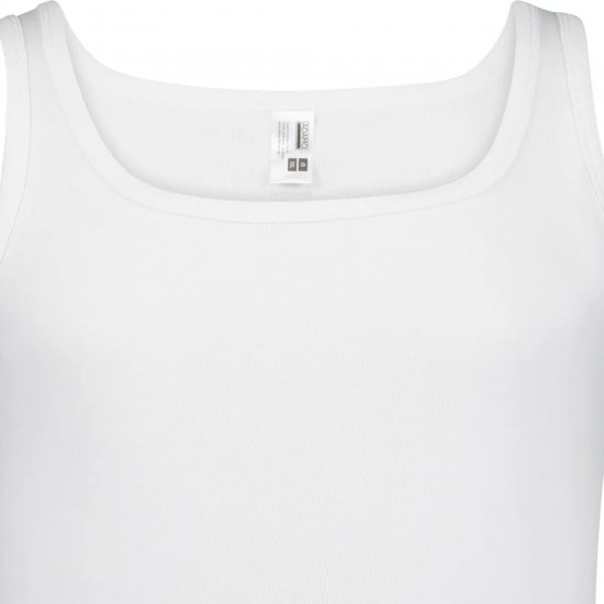  Adamo Royal Fine Ribbed Undershirt 2-Pack White - Roupa Interior & natação - Roupa interior Homem Tamanhos Grandes