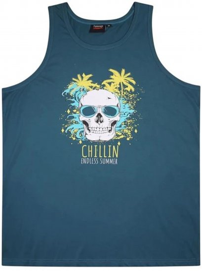 Espionage T381 Surfing Tanktop Teal - T-shirts de manga cava/Tank tops - T-shirts de manga cava Tamanhos Grandes