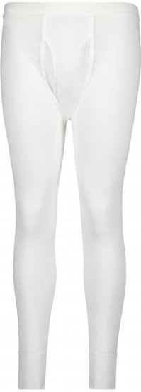 Adamo Royal Thermal Long Johns Fine Ribbed White - Roupa Interior & natação - Roupa interior Homem Tamanhos Grandes