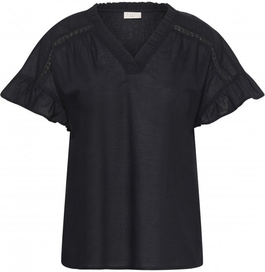 Kaffe Curve Valeria Top Black Deep - T‑shirts e Tops - 