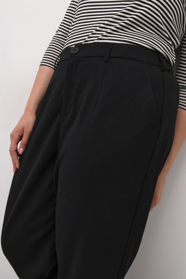 Kaffe Curve Merla Calças Preto profundo - Jeans & Calças Femininas em Tamanhos Grandes – Plus Size - 