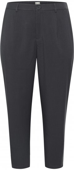 Kaffe Curve Merla Calças Preto Oyster - Jeans & Calças Femininas em Tamanhos Grandes – Plus Size - 
