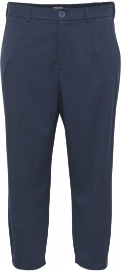 Kaffe Curve Merla Calças Azul-marinho meia-noite - Jeans & Calças Femininas em Tamanhos Grandes – Plus Size - 