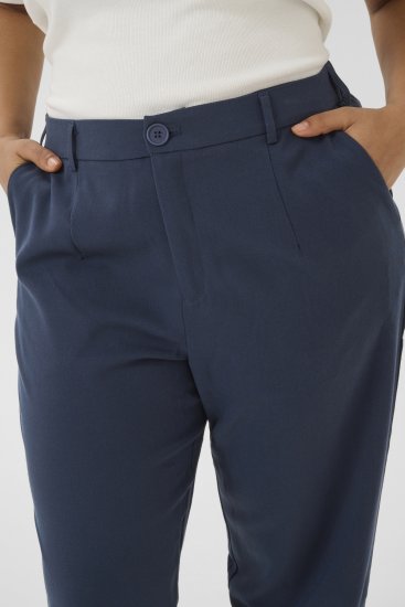 Kaffe Curve Merla Calças Azul-marinho meia-noite - Jeans & Calças Femininas em Tamanhos Grandes – Plus Size - 