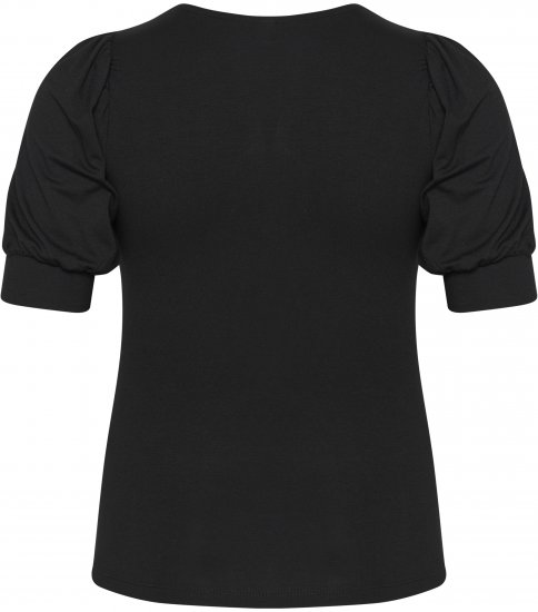 Kaffe Curve Sissy T-shirt Preto profundo - T-shirts - 