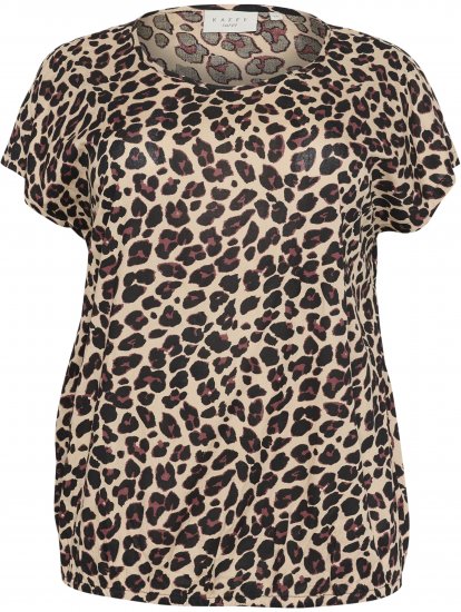 Kaffe Curve Sonna Stanley Top Estampado leopardo - T-shirts - 