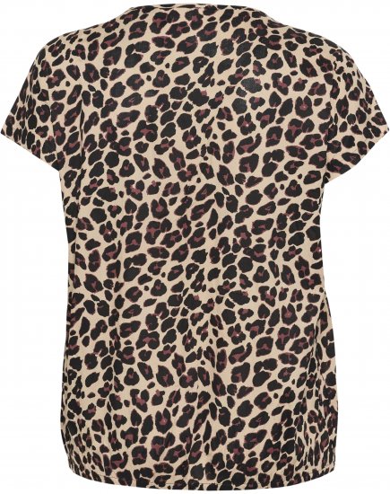 Kaffe Curve Sonna Stanley Top Estampado leopardo - T-shirts - 